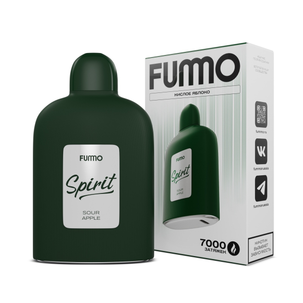 Электронка Fummo Spirit Кислое Яблоко  в Сочи