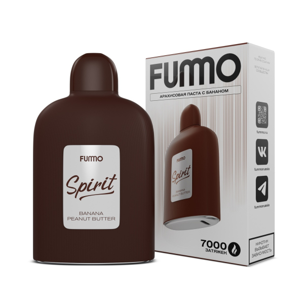 Электронка Fummo Spirit Арахисовая Паста С Бананом  в Сочи