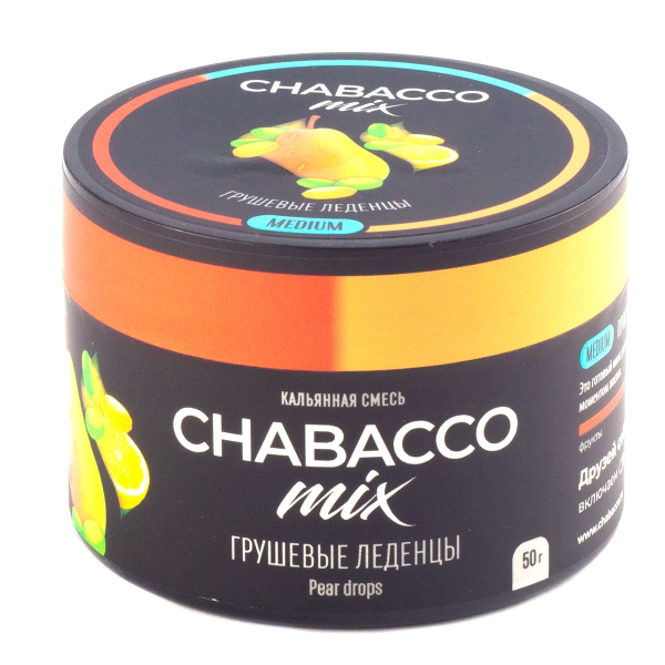 Смесь Chabacco Mix Pear Drops   Medium 50 гр в Сочи