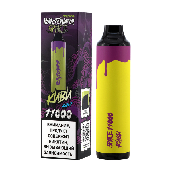 Электронка Monstervapor Space Киви (11000 Затяжек) в Сочи