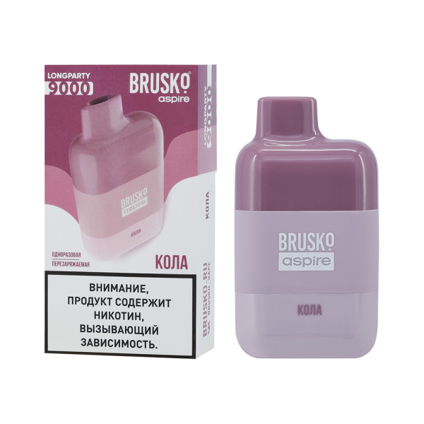 Электронка Brusko Longparty Кола (9000 Затяжек) в Сочи