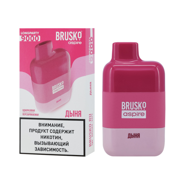 Электронка Brusko Longparty Дыня (9000 Затяжек) в Сочи