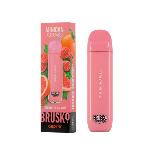 Электронка Brusko Minican Грейпфрут С Малиной (1500 Затяжек) в Сочи