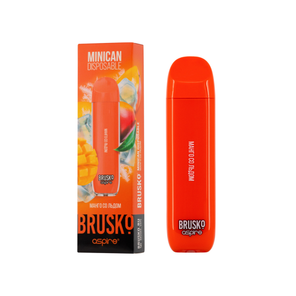 Электронка Brusko Minican Манго Со Льдом (1500 Затяжек) в Сочи