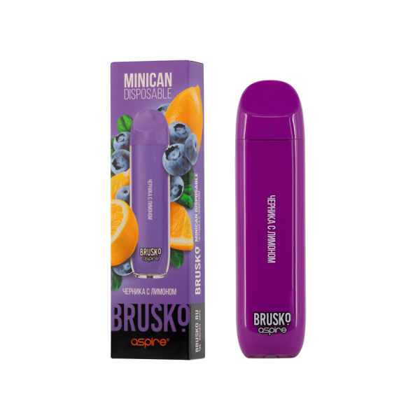 Электронка Brusko Minican Черника С Лимоном (1500 Затяжек) в Сочи