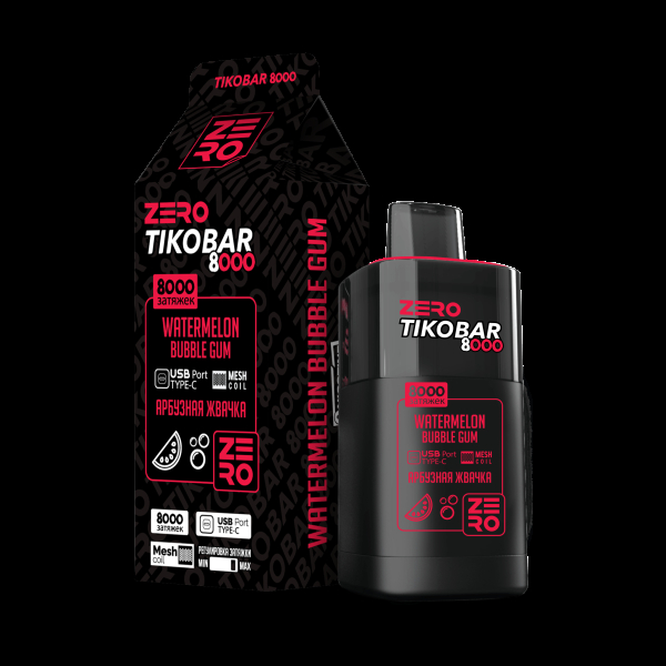 Электронка Tikobar Zero Арбузная Жвачка 8000 Затяжек в Сочи