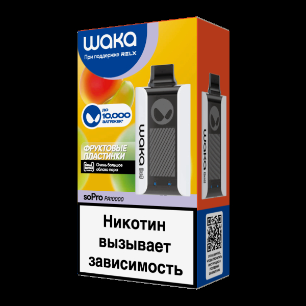 Электронка Waka Фруктовые Пластинки(10000 Затяжек) в Сочи