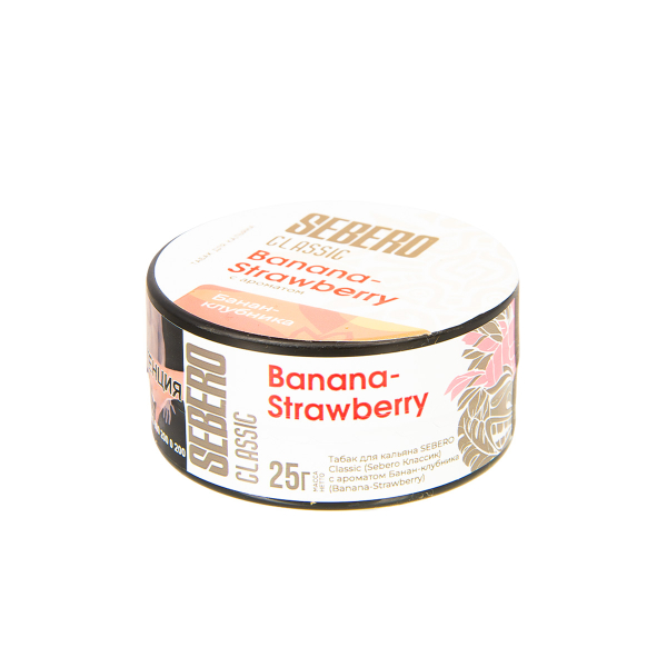 Табак Sebero Banana Strawberry  25 грамм в Сочи