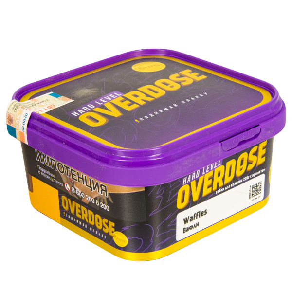 Табак Overdose Waffles  200 грамм в Сочи