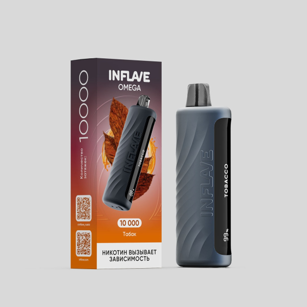 Электронка Inflave Omega Табак (10000 Затяжек) в Сочи