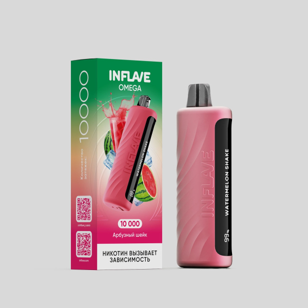 Электронка Inflave Omega Арбузный Шейк (10000 Затяжек) в Сочи
