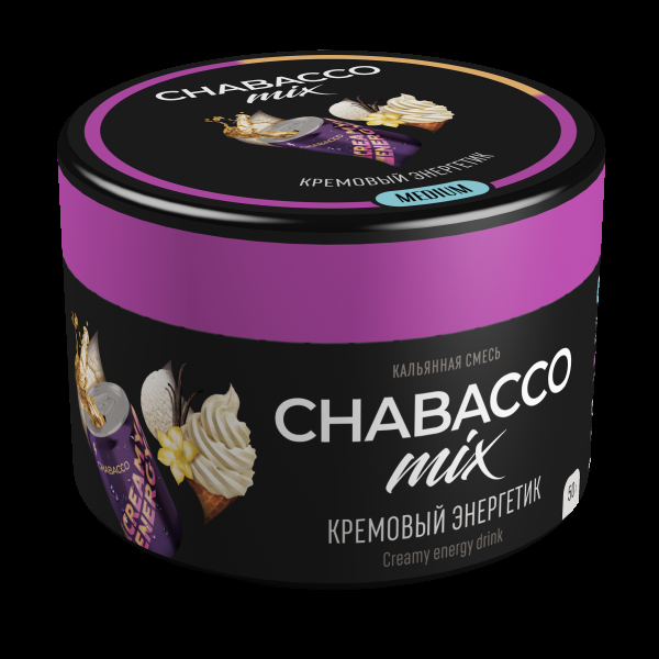 Смесь Chabacco Mix Medium Creamy Energy Drink  50 гр в Сочи