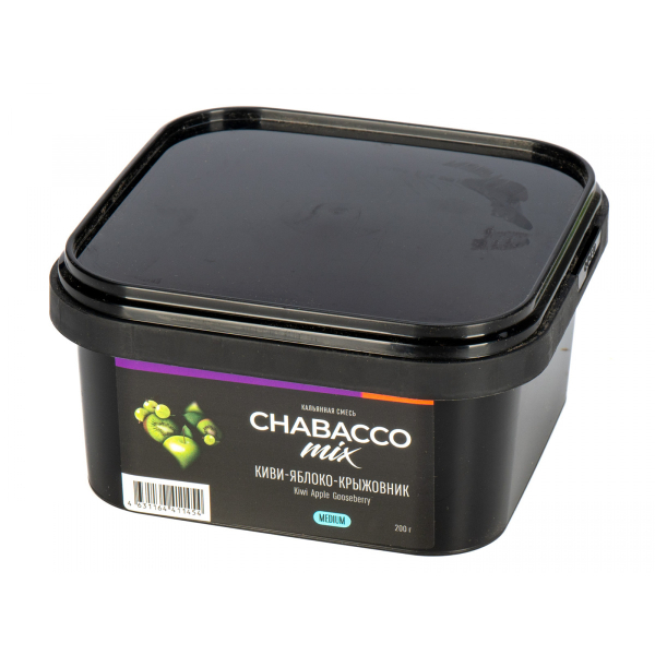 Смесь Chabacco Mix Medium Kiwi Apple Gooseberry  200 гр в Сочи