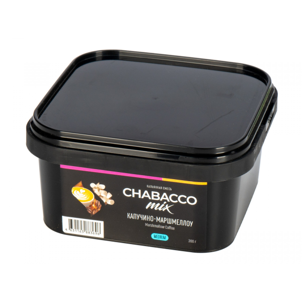 Смесь Chabacco Mix Medium Cappuccino Marshmallow  200 гр в Сочи