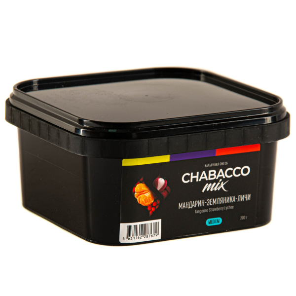 Смесь Chabacco Mix Medium Tangerine Strawberry Lychee  200 гр в Сочи