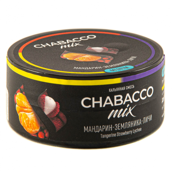 Смесь Chabacco Mix Medium Tangerine Strawberry Lychee  25 гр в Сочи