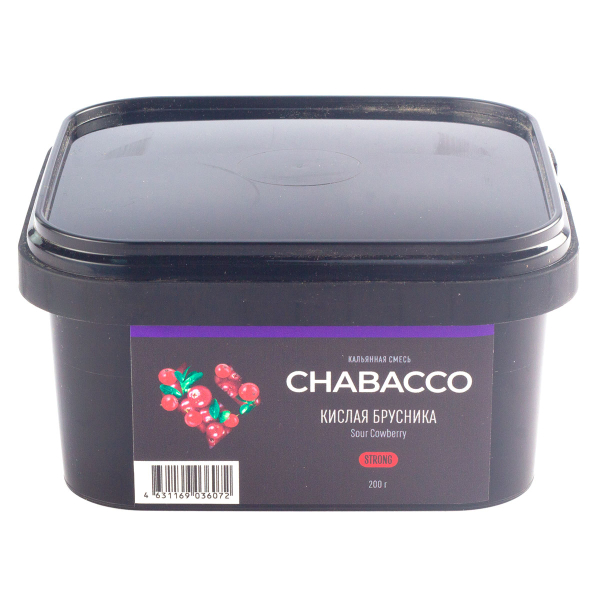 Смесь Chabacco Strong Sour Cowberry  200 гр в Сочи