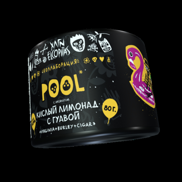 Табак  Хулиган Pool (Кислый Лимонад С Гуавой)  80 грамм в Сочи