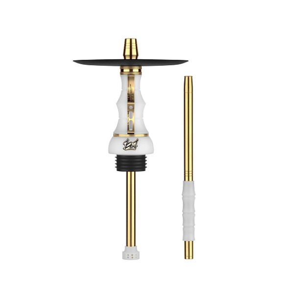 Кальян Alpha Hookah Beat White Gold Прозрачная Колба  в Сочи