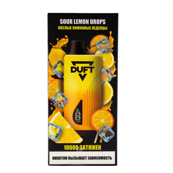Электронка Duft Sour Lemon Drops (10000 Затяжек) в Сочи
