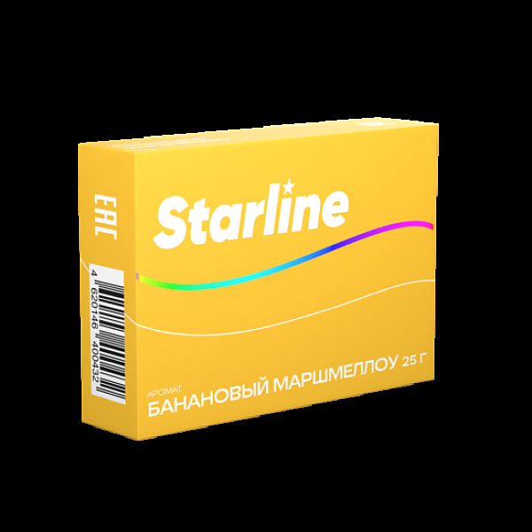 Табак Starline Банановый Маршмеллоу  25 грамм в Сочи