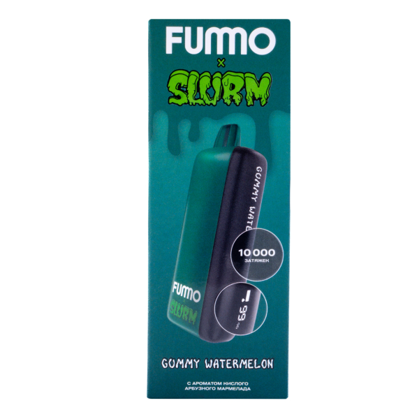 Электронка Fummo Indic Slurm Кислый Арбузный Мармелад (10 000 Затяжек) в Сочи