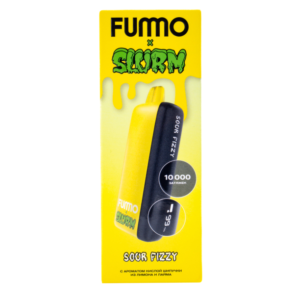 Электронка Fummo Indic Slurm Кислая Шипучка Из Лимона И Лайма (10 000 Затяжек) в Сочи