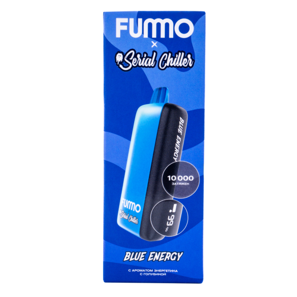 Электронка Fummo Indic Serial Chiller Энергетик С Голубикой (10 000 Затяжек) в Сочи