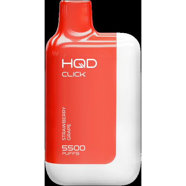 POD-система Hqd Click Устройство + Картридж Клубника Виноград (5500 Затяжек) в Сочи