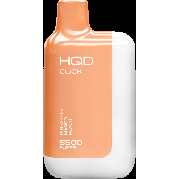POD-система Hqd Click Устройство + Картридж Ананас Манго Персик (5500 Затяжек) в Сочи