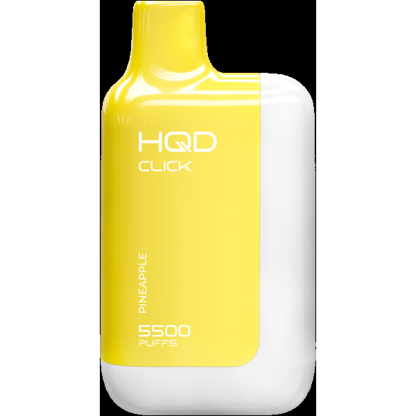 POD-система Hqd Click Устройство + Картридж Ананас (5500 Затяжек) в Сочи