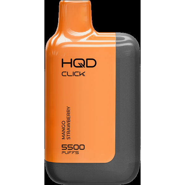 POD-система Hqd Click Устройство + Картридж Манго Клубника (5500 Затяжек) в Сочи
