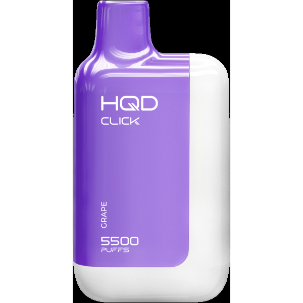 POD-система Hqd Click Устройство + Картридж Виноград (5500 Затяжек) в Сочи