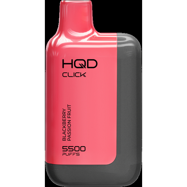 POD-система Hqd Click Устройство + Картридж Ежевика Мараккуйя (5500 Затяжек) в Сочи