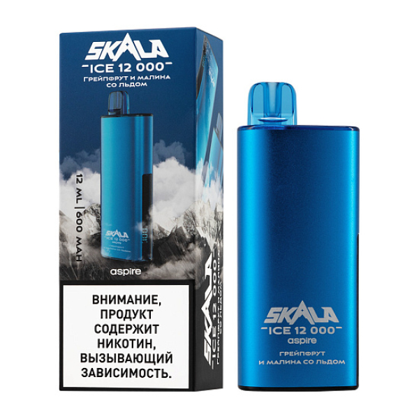 Электронка Skala Ice 12000 Грейпфрут И Малина Со Льдом в Сочи