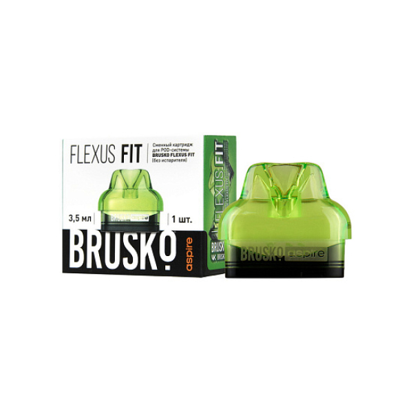 Сменный Картридж Brusko Flexus Fit (Зеленый) 3,5 Мл, Упак. 1 Шт в Сочи