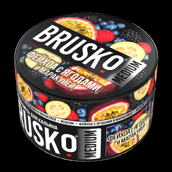 Смесь Brusko Фейхоа С Ягодами И Маракуйей (Medium)  250 гр в Сочи