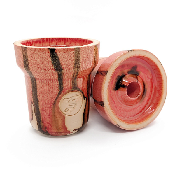 Чаша St Bowls Phunnel Glaze Красная С Полосками в Сочи