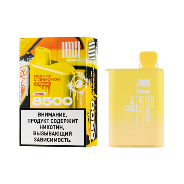 Электронка Dabbler Turbo Персик С Лимоном 8500 затяжек в Сочи