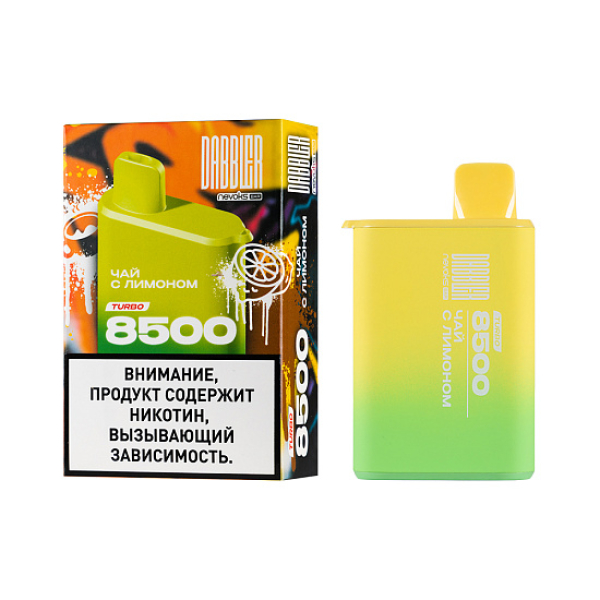 Электронка Dabbler Turbo Чай С Лимоном 8500 затяжек в Сочи
