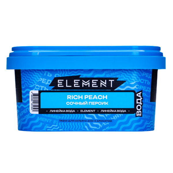 Табак Element Вода Rich Peach 200 грамм в Сочи