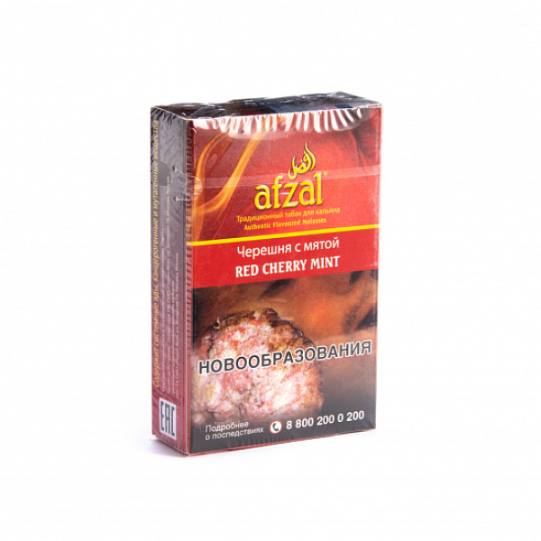Табак Afzal Red Cherry Mint 40 грамм  в Сочи