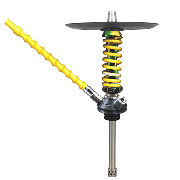 Кальян Mamay Customs Coilovers Micro Зелено Золотой Сплеш  в Сочи