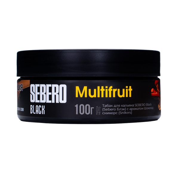 Табак Sebero Black Multifruit 100 грамм в Сочи