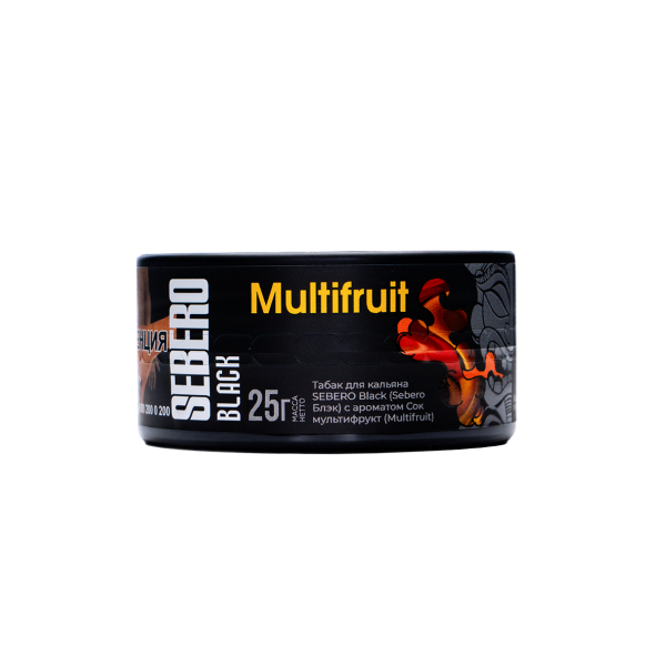 Табак Sebero Black Multifruit 25 грамм в Сочи