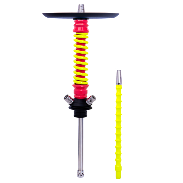 Кальян Mamay Customs Coilovers Mini Розово Жёлтый Флюр в Сочи