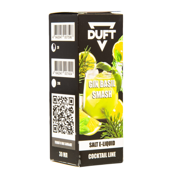 Жидкость Duft Cocktails Line Salt Gin Basil Smash 30 Мл в Сочи