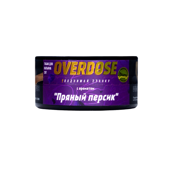 Табак Overdose Kashmir Peach 25 грамм в Сочи