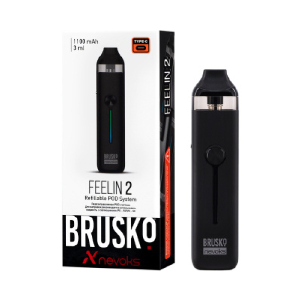 POD-система Brusko Feelin 2 Черный в Сочи