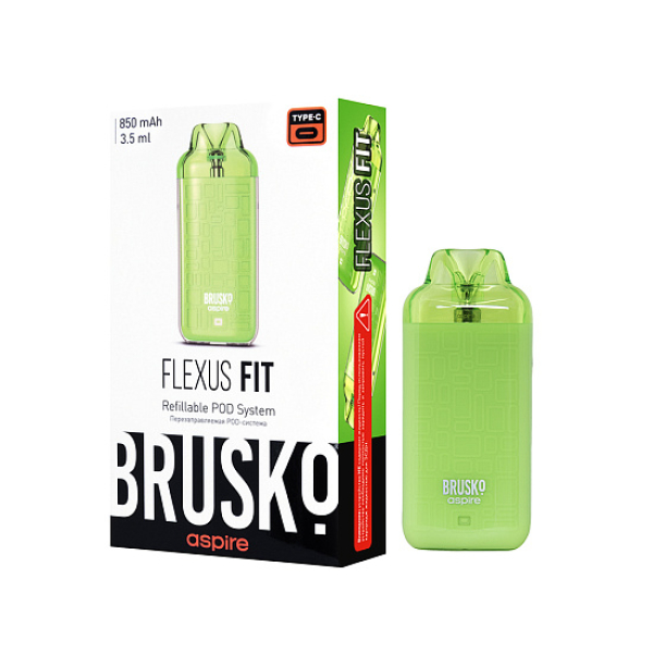 POD-система Brusko Flexus Fit Зеленый в Сочи